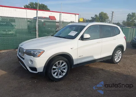 2017 BMW X3 xDrive28I из США, поврежденный, VIN 5UXWX9C50H0T04151